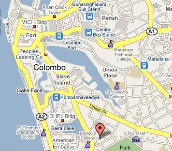 colombo district map